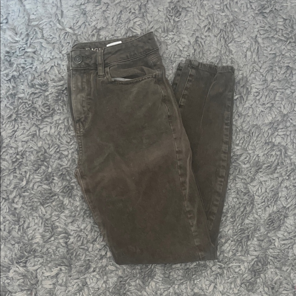 Women’s Olive Jeans